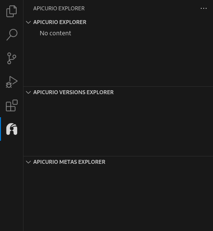 Apicurio Registry Explorer extension with empty content